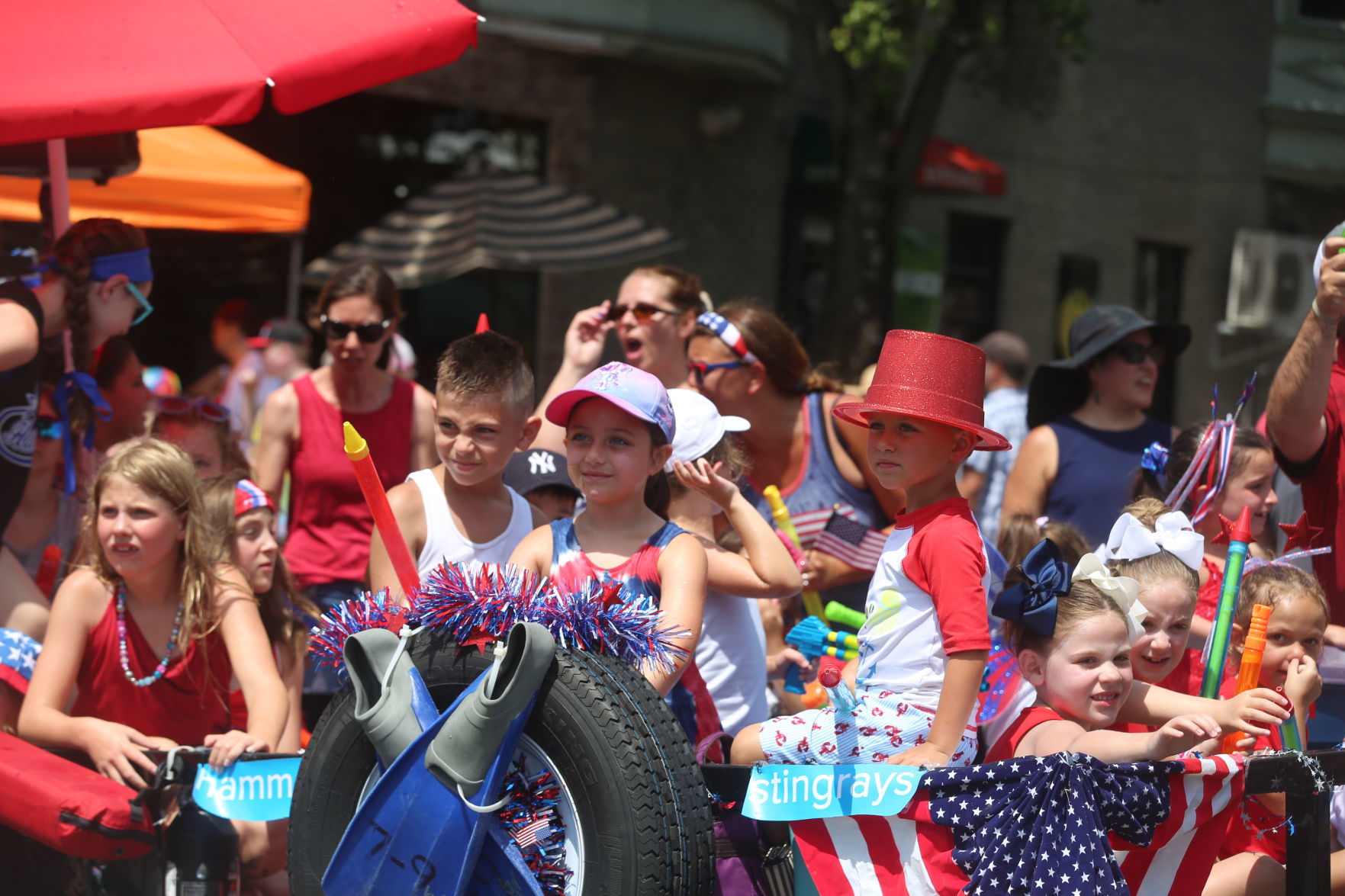 Hammonton's annual Fourth of July parade 2019 along Bellevue Avenue.